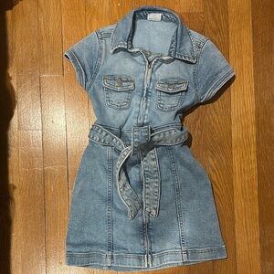 Abercrombie Kids Blue Polo Collar Sheath Dress